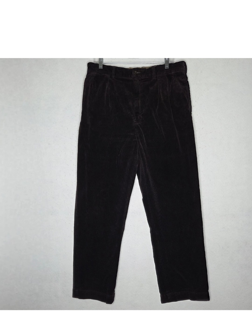 Vtg Polo Ralph Lauren Corduroy Andrew Pant Trouser *34×30 Brown Dark Academia